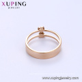 15123 xuping latest fashion style rose gold stainless steel ring jewelry